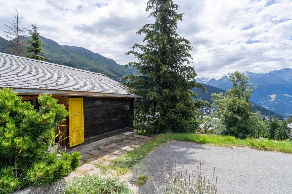 Cosy Chalet With Panoramic Views In Verbier Exterior foto